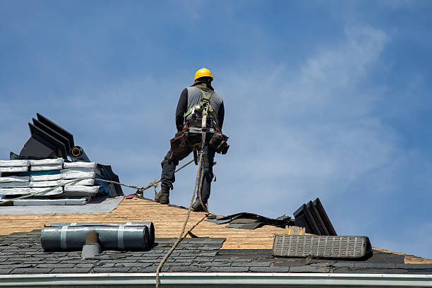 Professional Gutter Installation technician working in Hutchinson, KS